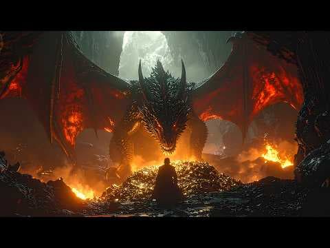 Fafnir's Tale - Dragon Born from Greed | Norse Folk by Valhalla Drums - Album Art