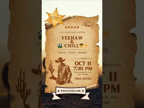 🎬 Yeehaw & Chill - A K-pop Country Party Anthem 🤠✨ by JuKeRLZ - Album Art