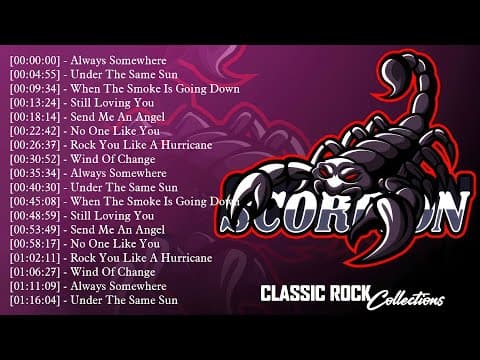 Scorpions Top Songs 2025 🔥 Rock Ballads & Hard Rock Collection by Classic Rock Collections - Album Art