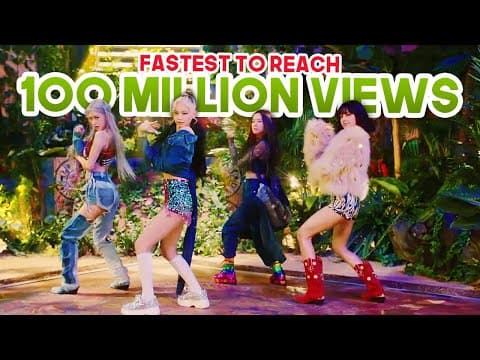 FASTEST KPOP GROUPS VIDEOS TO REACH 100 MILLION VIEWS by kpophyung - Album Art