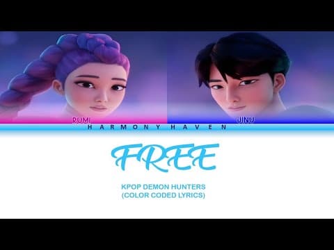 FREE || Rumi & Jinu || KPOP DEMON HUNTERS by Harmony Haven - Album Art