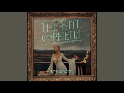 The Fate of Ophelia by Taylor Swift - Album Art