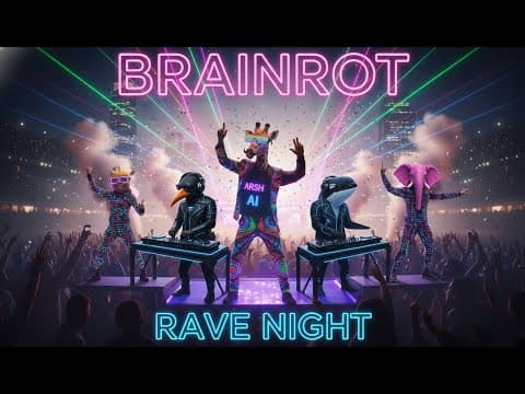 Brainrot Rave Night by Arsh AI - Album Art