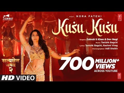 Kusu Kusu Song Ft Nora Fatehi | Satyameva Jayate 2 | John A, Divya K | Tanishk B, Zahrah Khan, Dev N by T-Series - Album Art