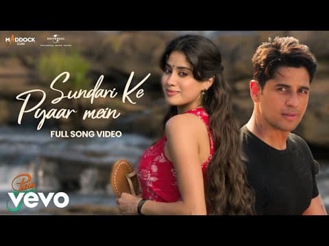 Sundari Ke Pyar Mein Sidharth & Janhvi | Param Sundari | Sachin-Jigar, Sumonto M, Amitabh B by UMusicIndia - Album Art