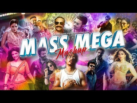 THE INTERNATIONAL MASS MEGA 2025 || SOUTH x NORTH MEGA MASHUP || & DJ X BLACK || 4K by DJ Subham BBSR - Album Art