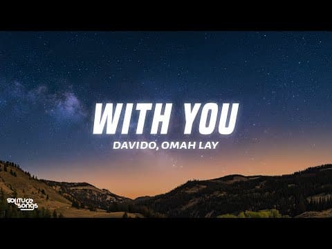 With You (feat. Omah Lay) by Davido - Album Art
