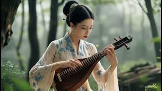 🌸"Ancient Beauty Playing Traditional Chinese in Nature" 🎶