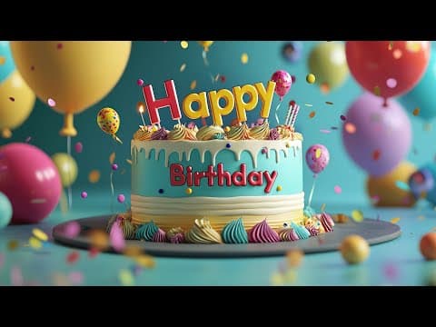 🎉 To You – Wonderful Birthday Song with Modern 💫 by Happy Birthday - Album Art