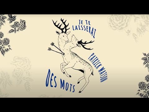 Je te laisserai des mots by Patrick Watson - Album Art
