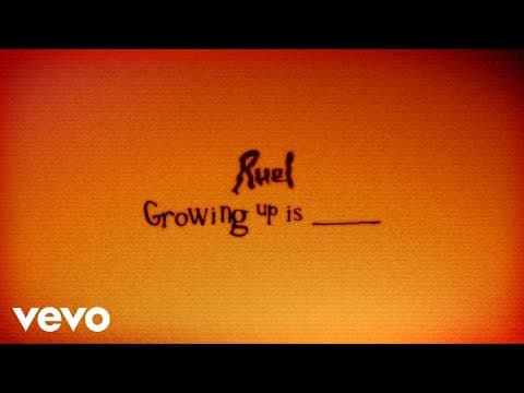 GROWING UP IS _____ by Ruel - Album Art