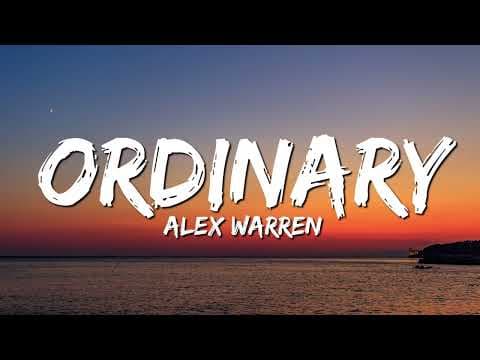 Ordinary by Alex Warren - Album Art