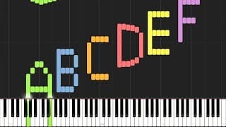 Play the Alphabet with the Piano