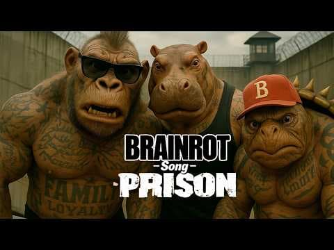 Brainrot Song - PRISON by Brainfun Skeleton - Album Art