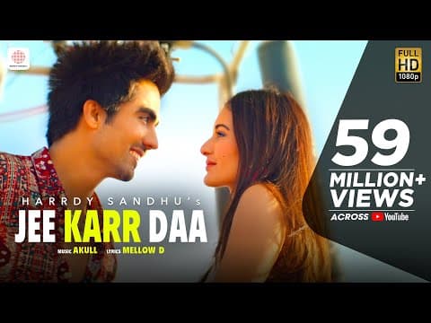 Harrdy Sandhu - Jee Karr Daa | Amyra Dastur | Akull | Mellow D | 2020 by Sony Music India - Album Art