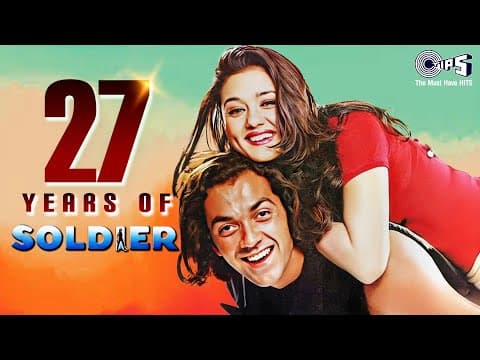 27 Years Of Soldier | Bobby Deol, Preity Zinta | 90s Hits Hindi Songs | Anu Malik | 90s LOve Songs by Tips - Album Art