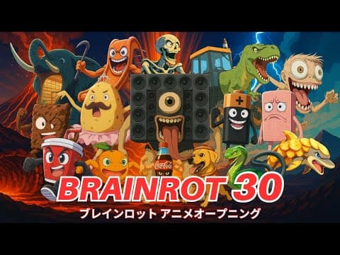 BRAINROT: Anime Opening feat. NEW Brainrot Characters | by LiBiC - Album Art