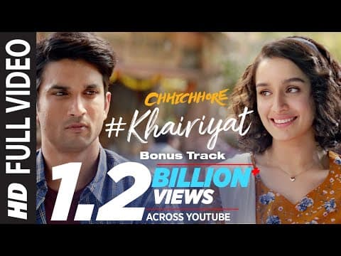 Full Song: KHAIRIYAT | CHHICHHORE | Sushant, Shraddha | Pritam, Amitabh B|Arijit Singh by T-Series - Album Art