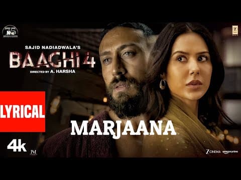 Baaghi 4: Marjaana | Tiger Shroff, Harnaaz, Sanjay D, Sonam B | B Praak, Siddhaant, Sameer by T-Series - Album Art