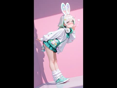 🎀 Glitter Pop Dream 🌟 | K-Pop | Cute Bunny Girl Vibes & Sparkly Beats! by AniFusion Music - Album Art