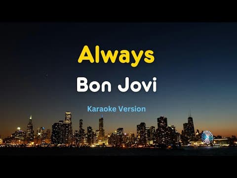 Always – Bon Jovi | Classic Rock Karaoke with Lyrics by Karaoke All-Stars - Album Art