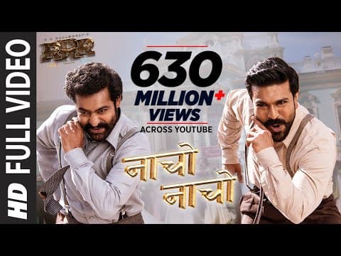 Naacho Naacho RRR - NTR, Ram Charan | M M Kreem | SS Rajamouli | Vishal Mishra & Rahul by T-Series - Album Art