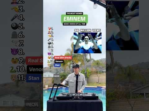The MOST viewed EMINEM videos of ALL TIME! Can you guess which songs made the list? 👱🏼♂️📈 by DJ Precise - Album Art