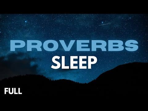 Full Book of Proverbs for Sleep with Gentle Wave Sounds | Peaceful Bible Reading & Relaxation by Divine Rest - Album Art