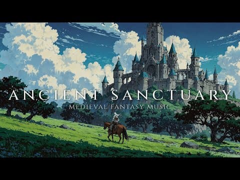Ancient Sanctuary – Medieval for Weary Souls | Peaceful Fantasy Ambience by Elder Melodies - Album Art