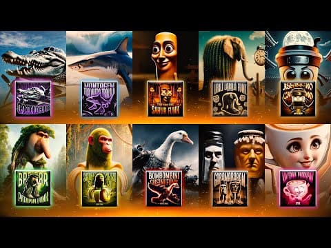 ALL BRAINROT ANIMALS MEME FUNK by RioX - Album Art