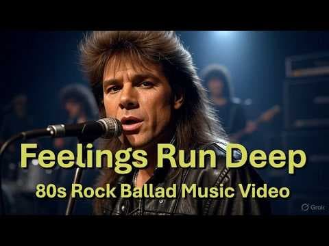Feelings Run Deep - 80s Rock Ballad usic by M - Album Art