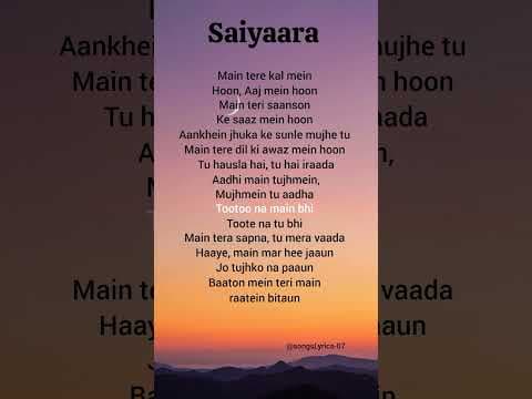 Shreya ghoshal - saiyaara #saiyaara #song #songlyrics #hindisong #lyrics by songs_Lyrics - Album Art