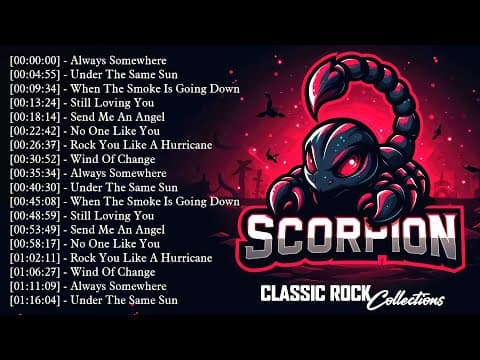 Scorpions Greatest Hits - Best Rock Songs of All Time by Classic Rock Collections - Album Art