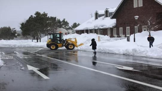 record snowfall - Residents Blame Record Snowfall on 'Aggressive Weather'