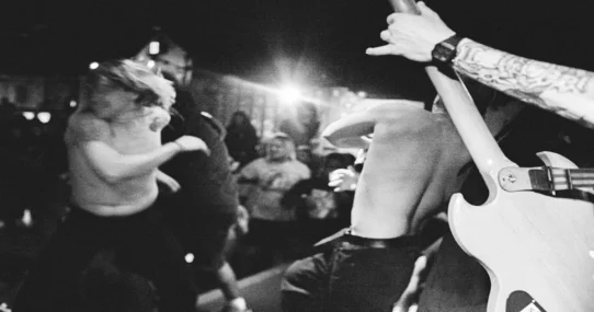 moshing through loss - United Blood Festivalgoers Mosh Through Existential Dread